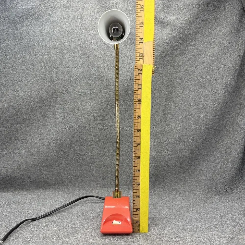 Vintage Riviera Gooseneck Desk Lamp Space Age 1970s New Japan Electric Light